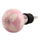 Light Pink Etched Ceramic Wine Stopper